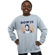 Sweat-shirt enfant David Bowie Orange Stripes