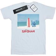 T-shirt Disney Lilo And Stitch Surf Beach