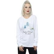 Sweat-shirt Disney The Mandalorian Rolling Through The Snow