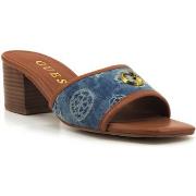 Chaussures Guess Ciabatta Tacco Donna Denim Blue FLJUL2FAL19