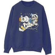 Sweat-shirt Disney Reading In Space