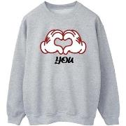 Sweat-shirt Disney Love You Hands