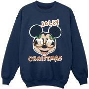 Sweat-shirt enfant Disney Mickey Mouse Jolly Christmas Glasses