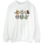 Sweat-shirt Disney Mickey Mouse And Friends Faces