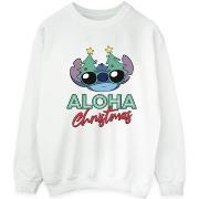 Sweat-shirt Disney Lilo And Stitch Christmas Tree Shades