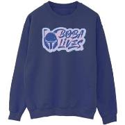 Sweat-shirt Disney The Book Of Boba Fett Lives Pocket