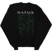 Sweat-shirt The Matrix Green Code