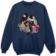 Sweat-shirt enfant Disney Princess Mulan Jasmine Snow White