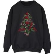 Sweat-shirt Marvel Avengers Christmas Tree