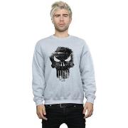 Sweat-shirt Marvel The Punisher Distrressed Skull