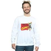 Sweat-shirt Marvel Vintage Logo Blast