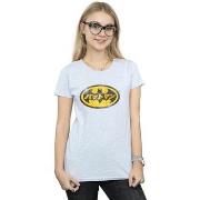 T-shirt Dc Comics Batman Japanese Logo Yellow