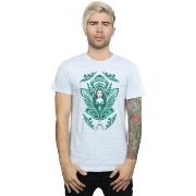 T-shirt Dc Comics Aquaman Mera Crest