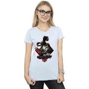 T-shirt Dc Comics Batman TV Series Character Skyline