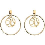 Boucles oreilles Les Georgettes Boucles d'oreilles Reptile dorées 16/3...