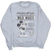 Sweat-shirt Disney Mickey Mouse Making Waves