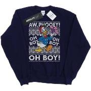 Sweat-shirt Disney Donald Duck Christmas Fair Isle