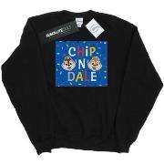 Sweat-shirt Disney Chip N Dale Blue Frame