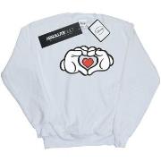 Sweat-shirt Disney Mickey Mouse Heart Hands