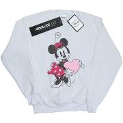 Sweat-shirt Disney Minnie Mouse Love Heart