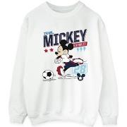 Sweat-shirt Disney Mickey Mouse Team Mickey Football