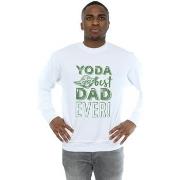 Sweat-shirt Disney Yoda Best Dad