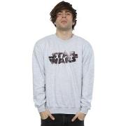 Sweat-shirt Disney The Last Jedi Spray Logo