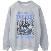 Sweat-shirt Disney Mandalorian Best Dad