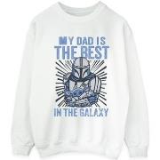 Sweat-shirt Disney Mandalorian Best Dad