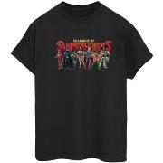 T-shirt Dc Comics DC League Of Super-Pets Group Logo