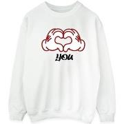 Sweat-shirt Disney Love You Hands