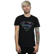 T-shirt Dc Comics Superman Floral Logo 1