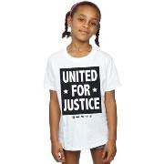 T-shirt enfant Dc Comics Justice League United For Justice