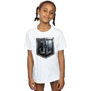 T-shirt enfant Dc Comics Justice League Movie Shield