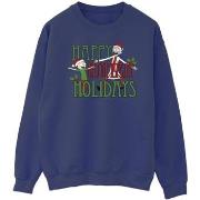 Sweat-shirt Rick And Morty Happy Human Holidays