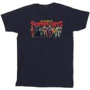 T-shirt Dc Comics DC League Of Super-Pets Group Logo
