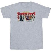 T-shirt Dc Comics DC League Of Super-Pets Group Logo