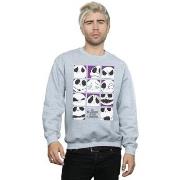 Sweat-shirt Disney Nightmare Before Christmas Many Faces Of Jack Squar...