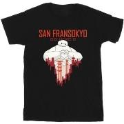 T-shirt Disney Big Hero 6 Baymax San Fransokyo Heart