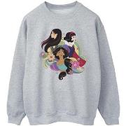 Sweat-shirt Disney Princess Mulan Jasmine Snow White