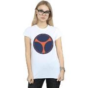 T-shirt Marvel Black Widow Movie Taskmaster Distressed Shield