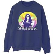 Sweat-shirt Marvel She-Hulk: Attorney At Law Sunset Smile