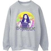 Sweat-shirt Marvel She-Hulk: Attorney At Law Sunset Smile