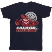 T-shirt enfant Marvel The Falcon And The Winter Soldier Falcon Red Fur...