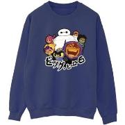 Sweat-shirt Disney Big Hero 6 Baymax Group Manga