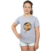 T-shirt enfant Dc Comics Justice League Movie Flash Emblem