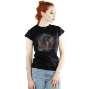 T-shirt Marvel Guardians Of The Galaxy Neon Star Lord Masked