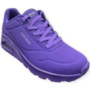 Baskets Skechers Basket UNO Night Shade Violet