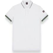 T-shirt Colmar Polo en piqu blanc