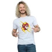 T-shirt Dc Comics The Flash Lightning Portrait